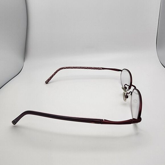 Coach Adrianne Matte Bordeaux Prescription Glasses Frames, Case, & CleaningCloth - Picture 5 of 9